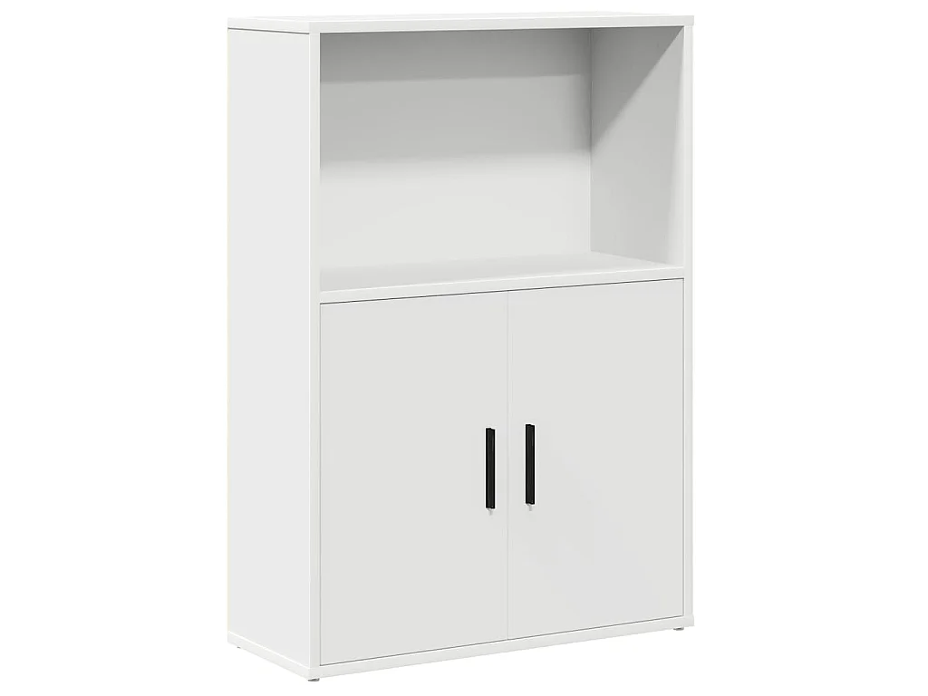 Libreria Bianca 60x24x85 cm in Legno Multistrato