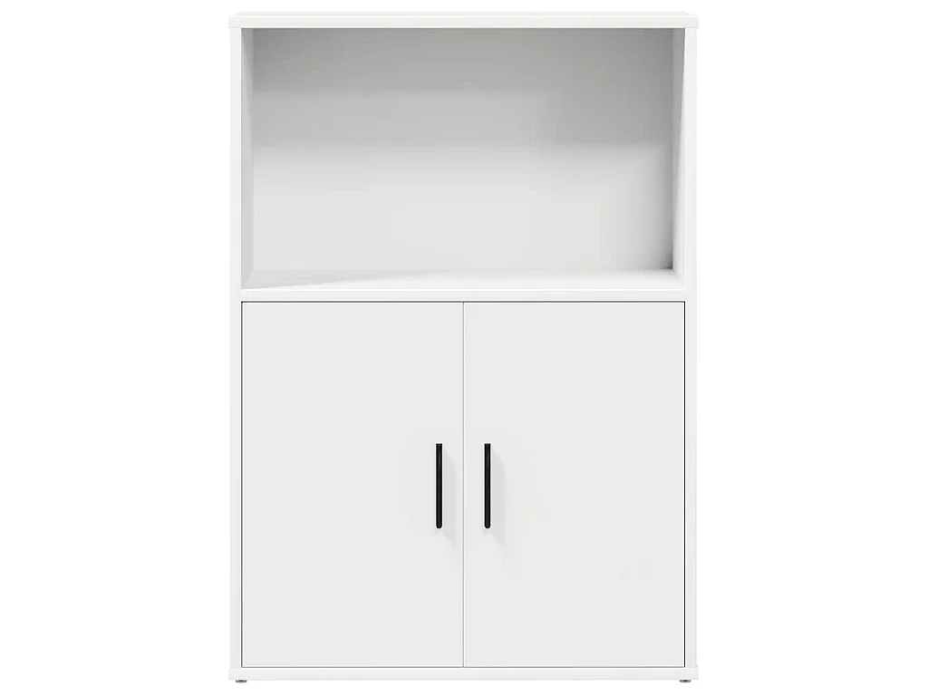 Libreria Bianca 60x24x85 cm in Legno Multistrato
