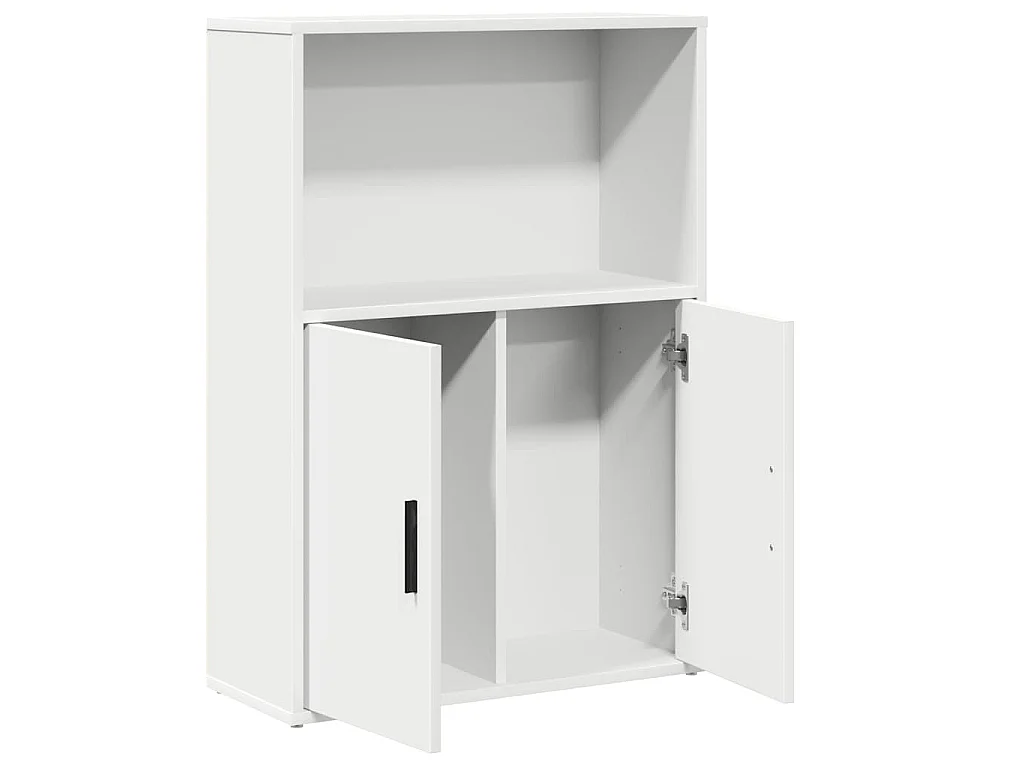 Libreria Bianca 60x24x85 cm in Legno Multistrato