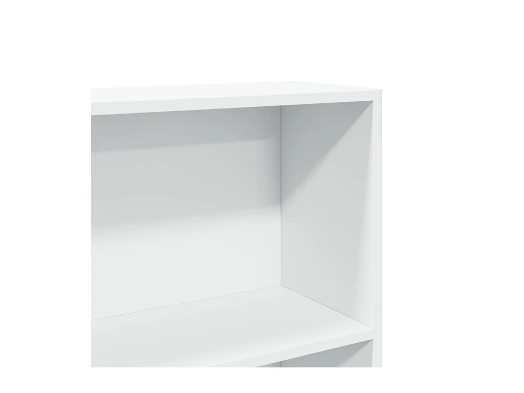 Bücherregal Weiß 80x30x189 cm Holzwerkstoff