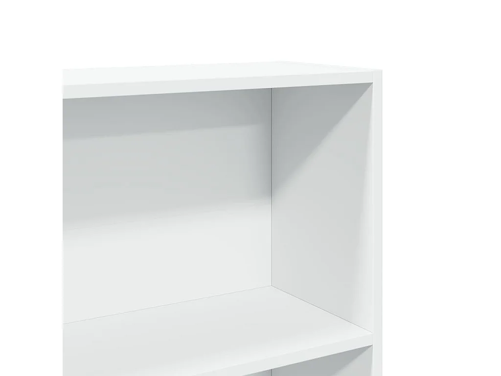 Libreria Bianca 80x30x189 cm in Legno Multistrato