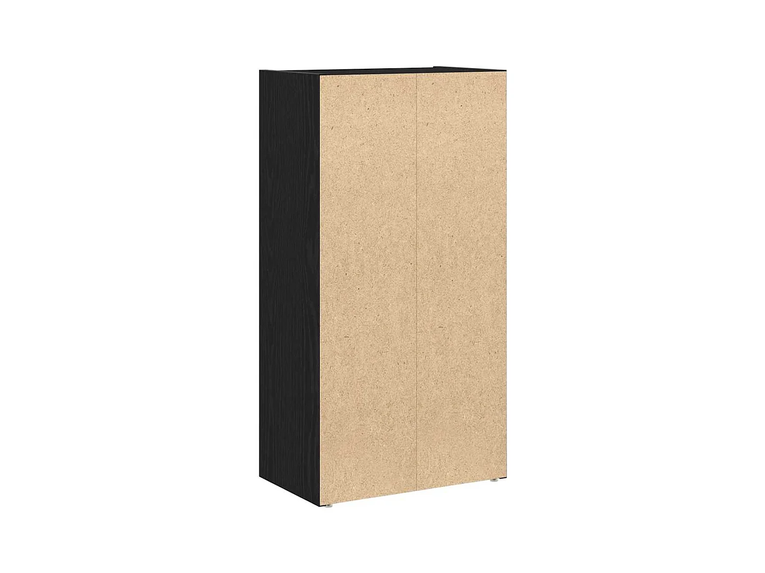 Bücherregal Schwarz Eichen-Optik 40x24x77 cm Holzwerkstoff