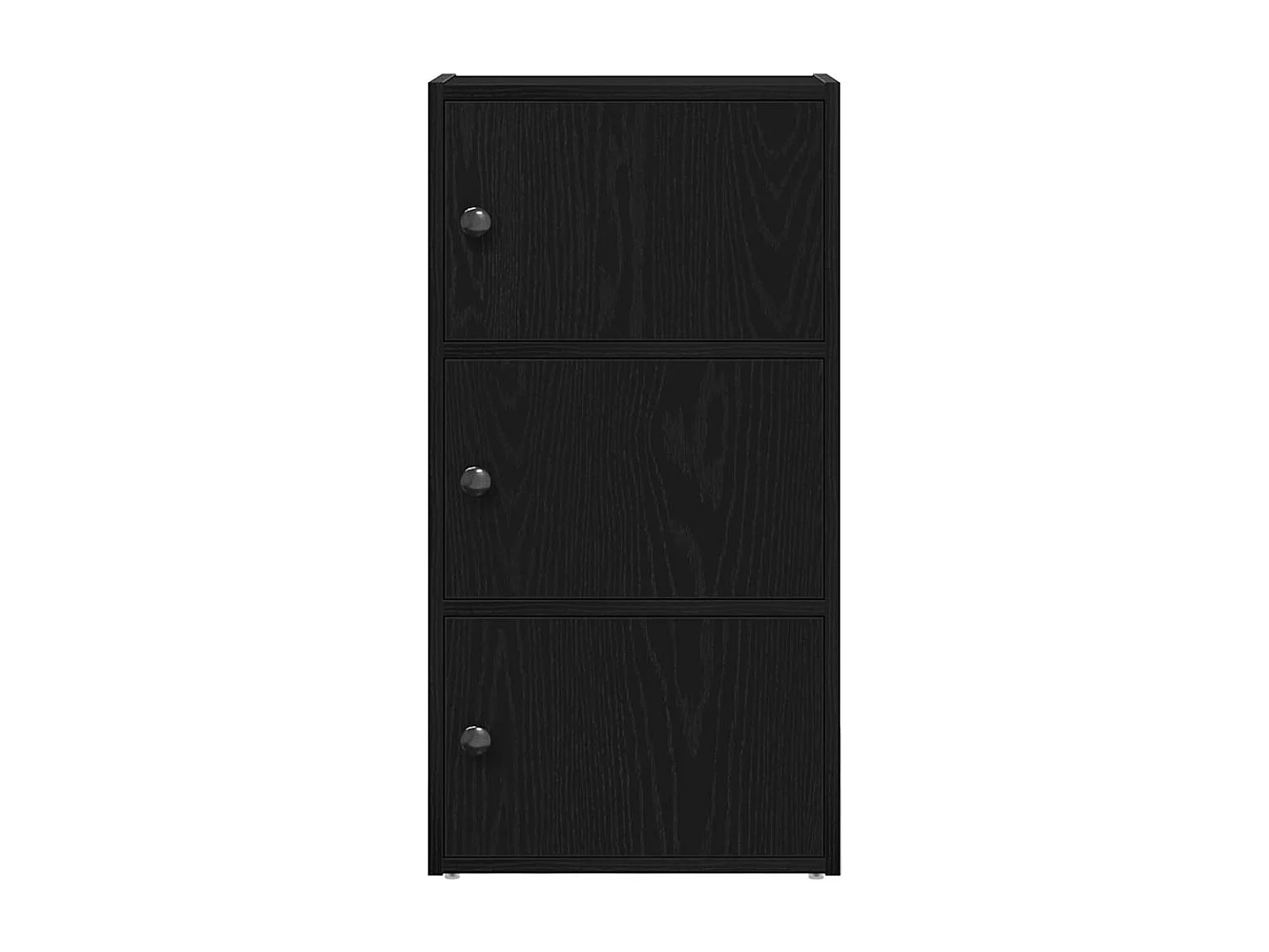 Bücherregal Schwarz Eichen-Optik 40x24x77 cm Holzwerkstoff