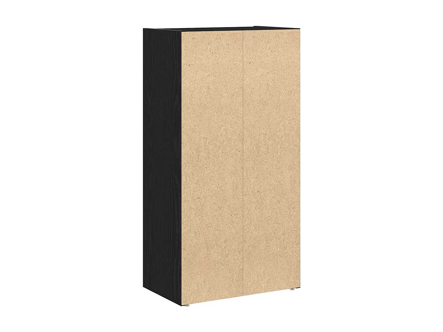 Bücherregal Schwarz Eichen-Optik 40x24x77 cm Holzwerkstoff