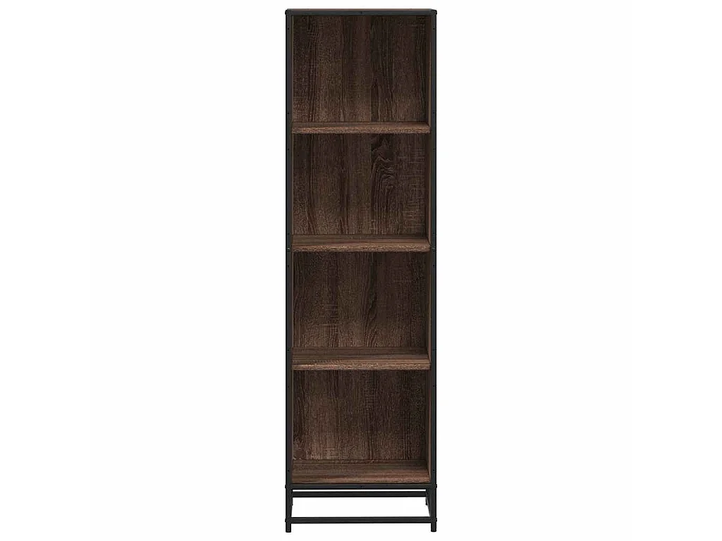 Bibliothèque chêne marron 40x35x139 cm bois d'ingénierie