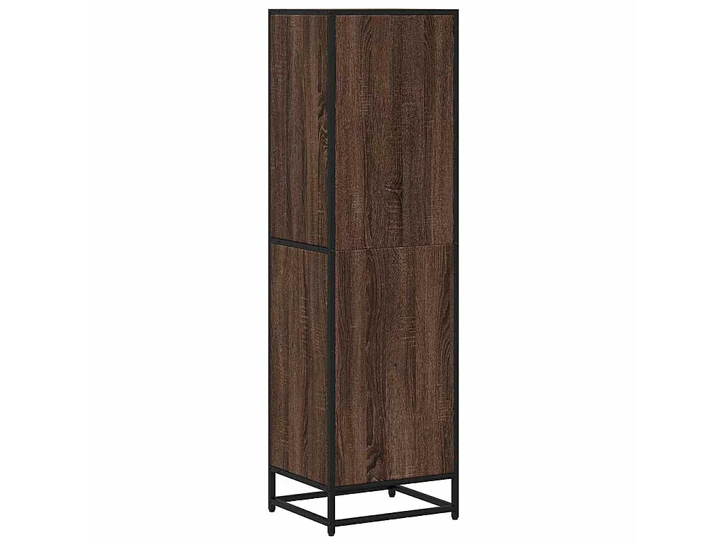 Bibliothèque chêne marron 40x35x139 cm bois d'ingénierie