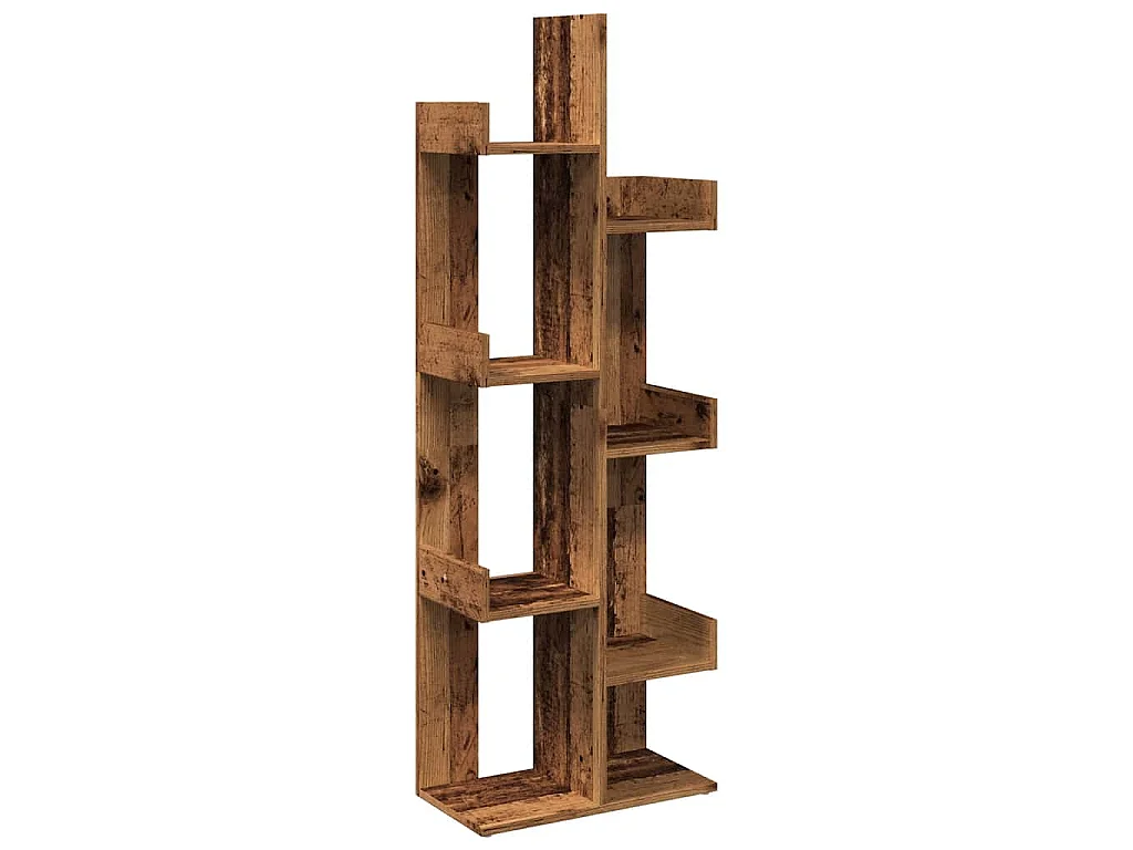 Libreria Legno Antico 48x25,5x140 cm in Legno Multistrato