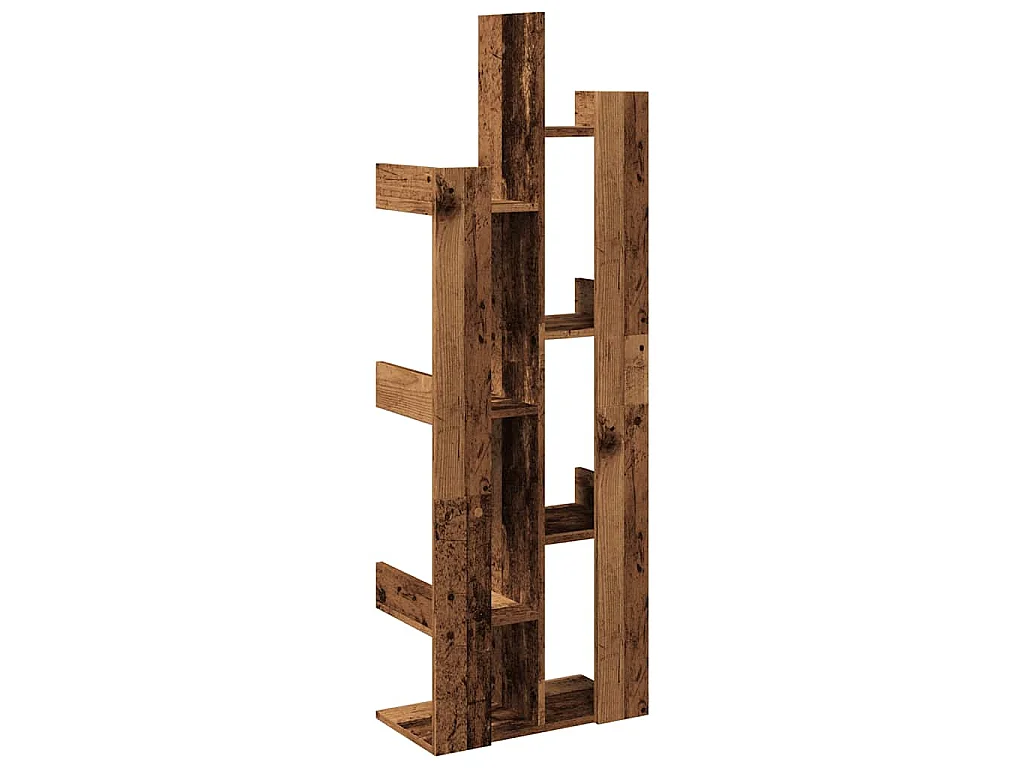 Libreria Legno Antico 48x25,5x140 cm in Legno Multistrato