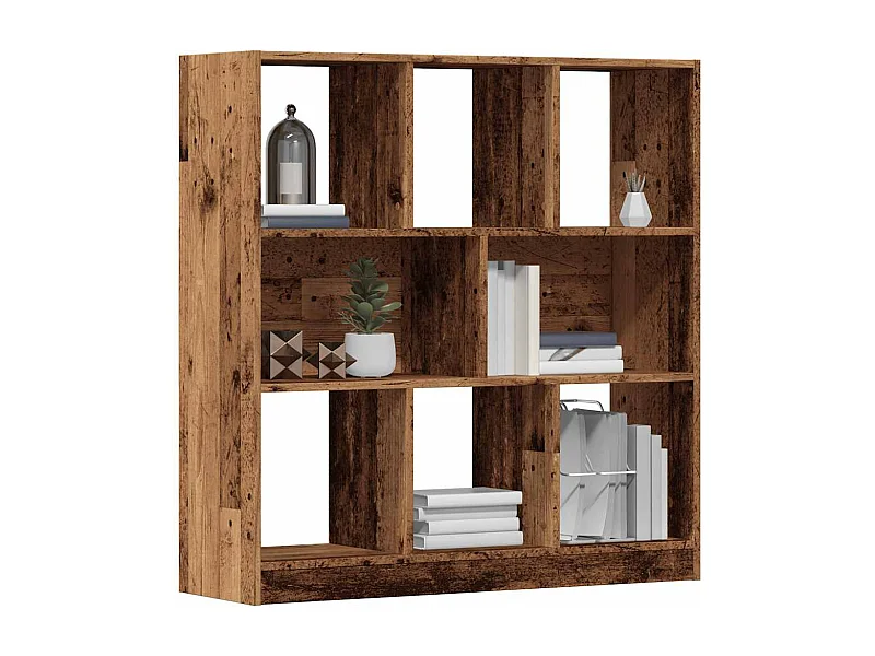 Libreria in Legno Antico 97,5x29,5x100 cm Legno Multistrato