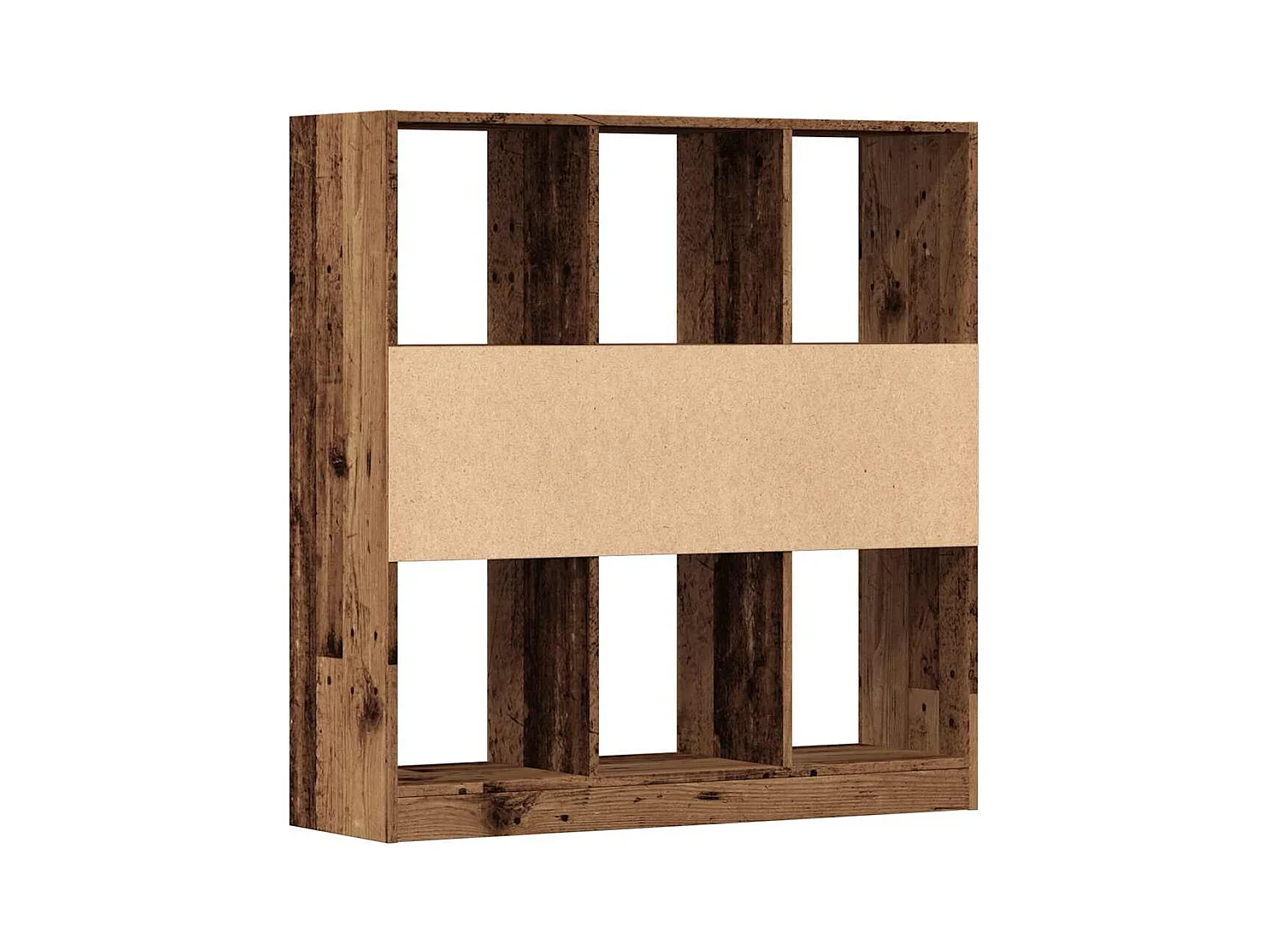 Estante 97,5x29,5x100 cm contraplacado madeira velha