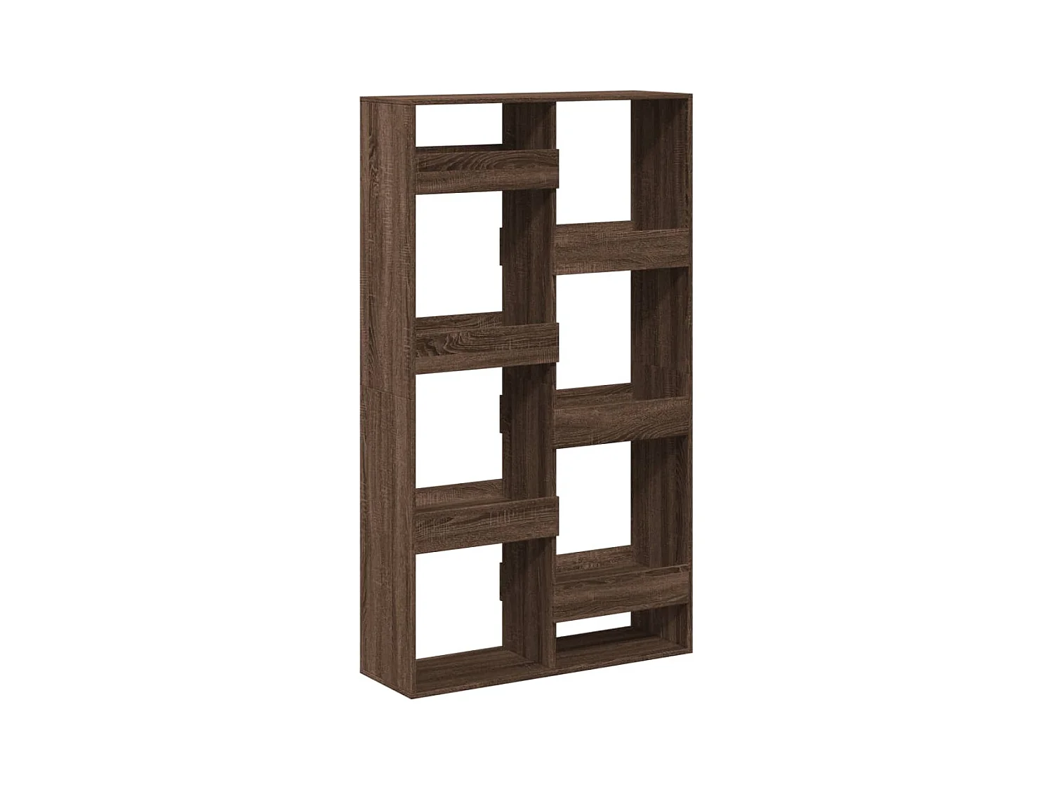 Libreria Rovere Marrone 100x33x175 cm in Legno Multistrato