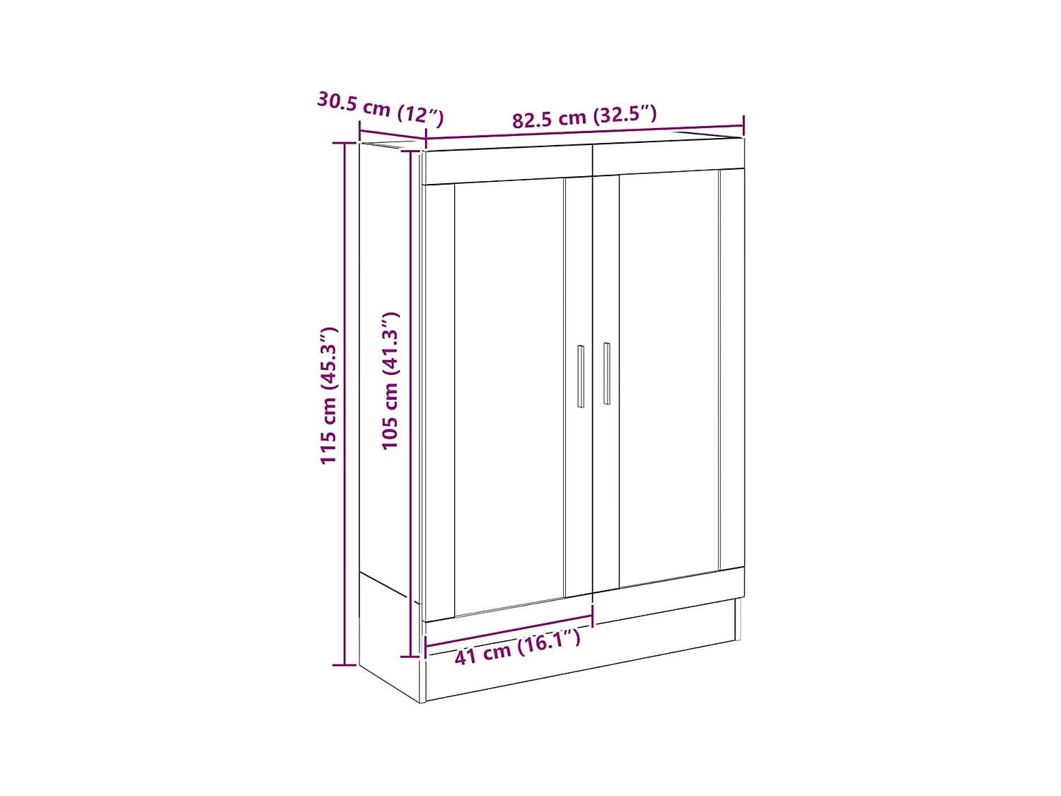 Bücherschrank Artisan-Eiche 82,5x30,5x115 cm Holzwerkstoff