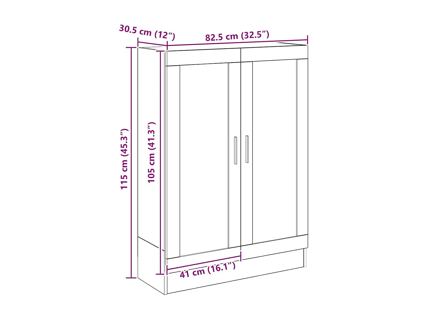 Bibliothèque chêne artisanal 82,5x30,5x115 cm bois d'ingénierie