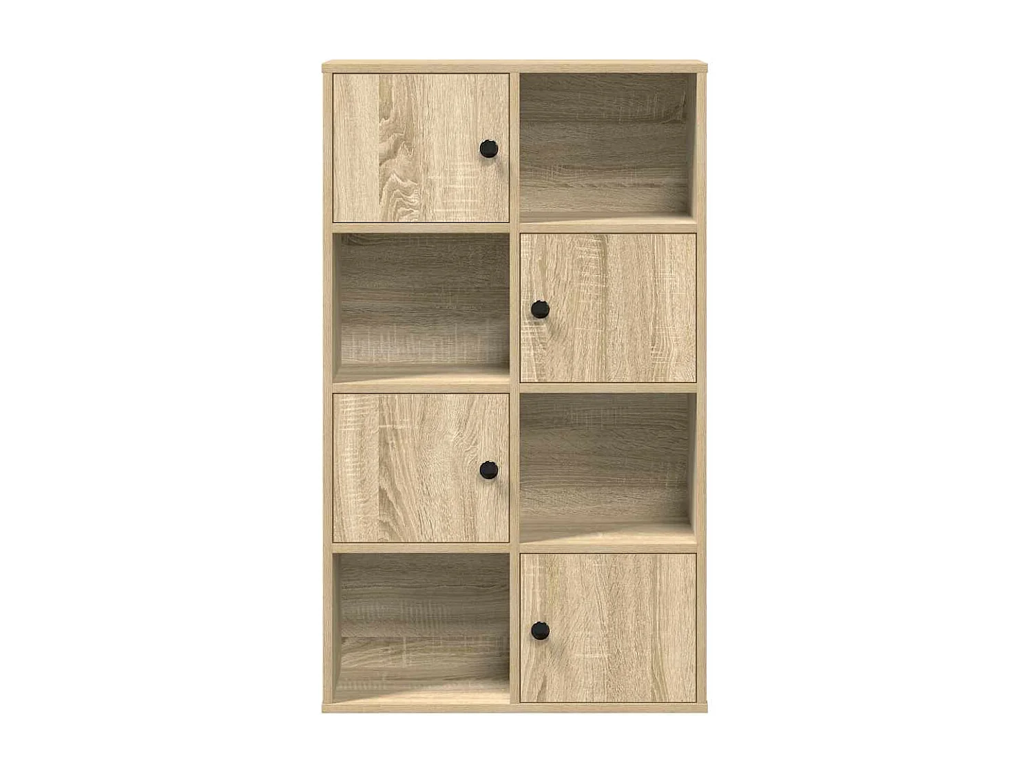 Bibliothèque chêne sonoma 60x24x101,5 cm bois d'ingénierie