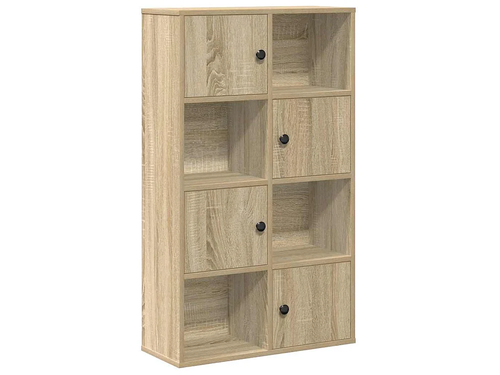 Bibliothèque chêne sonoma 60x24x101,5 cm bois d'ingénierie
