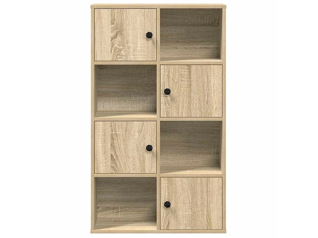Bibliothèque chêne sonoma 60x24x101,5 cm bois d'ingénierie