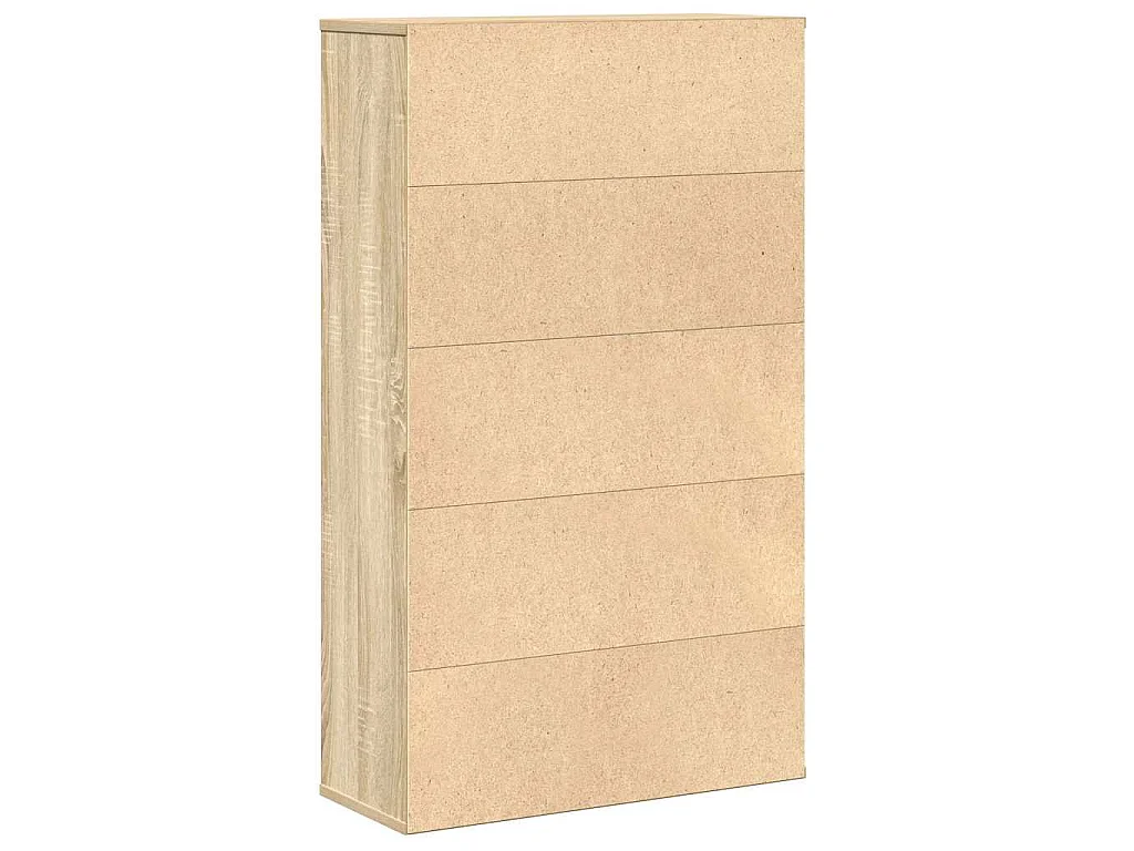 Bibliothèque chêne sonoma 60x24x101,5 cm bois d'ingénierie