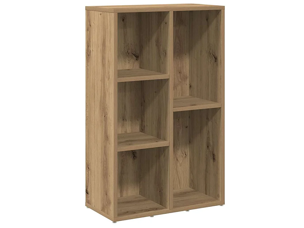 Libreria Rovere Artigianale 50x25x80 cm in Legno Multistrato