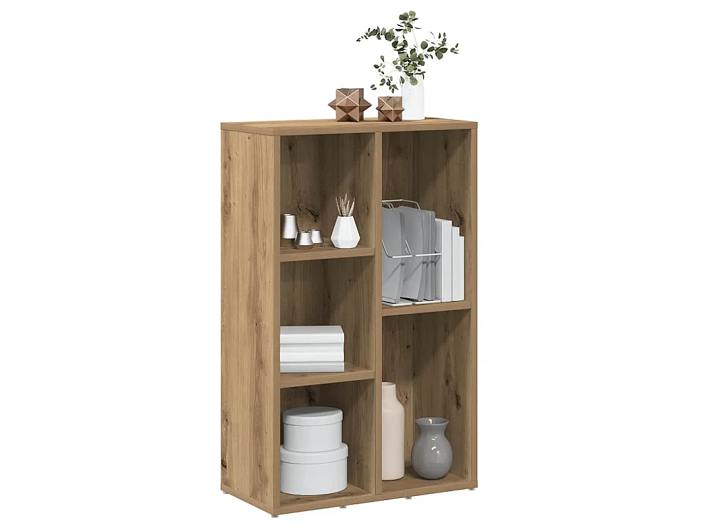 Libreria Rovere Artigianale 50x25x80 cm in Legno Multistrato