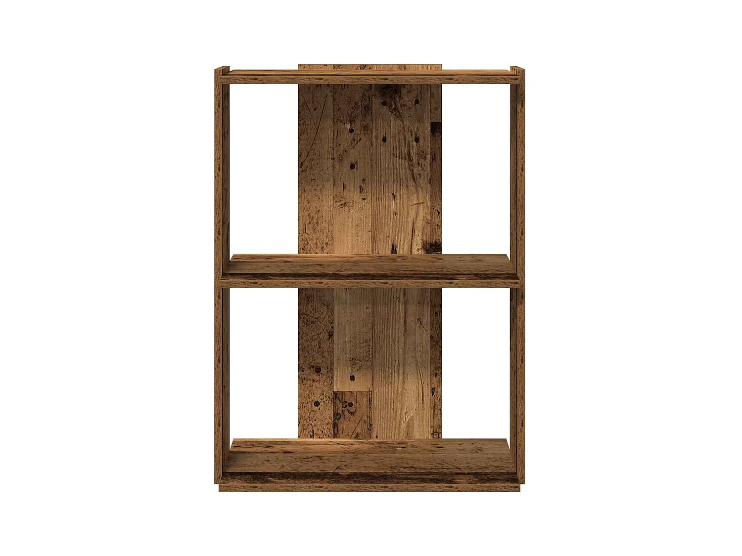 Bücherregal 3 Böden Altholz-Optik 60x30x80 cm Holzwerkstoff