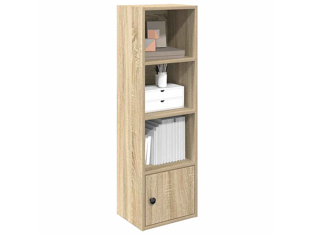 Bibliothèque chêne sonoma 31x24x102 cm bois d'ingénierie