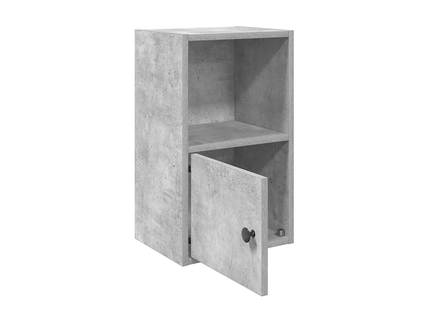 Libreria Grigio Cemento 31x24x52 cm in Legno Multistrato