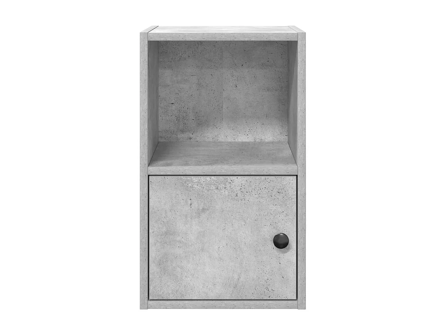Libreria Grigio Cemento 31x24x52 cm in Legno Multistrato