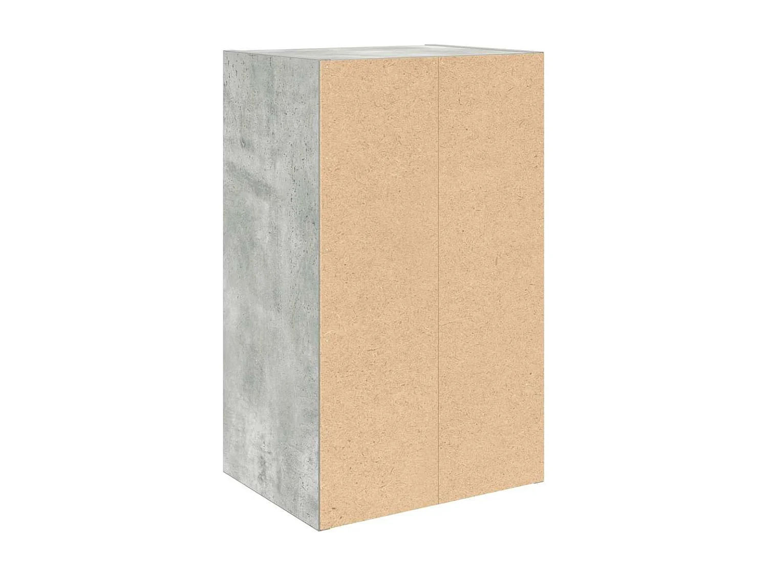 Libreria Grigio Cemento 31x24x52 cm in Legno Multistrato