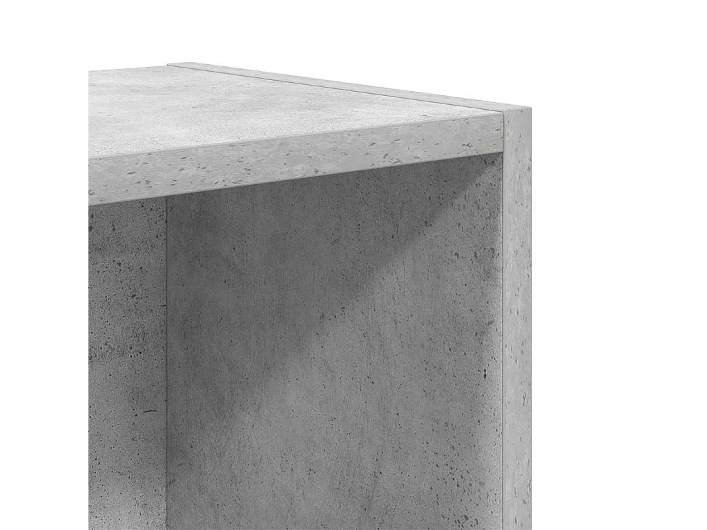 Libreria Grigio Cemento 31x24x52 cm in Legno Multistrato