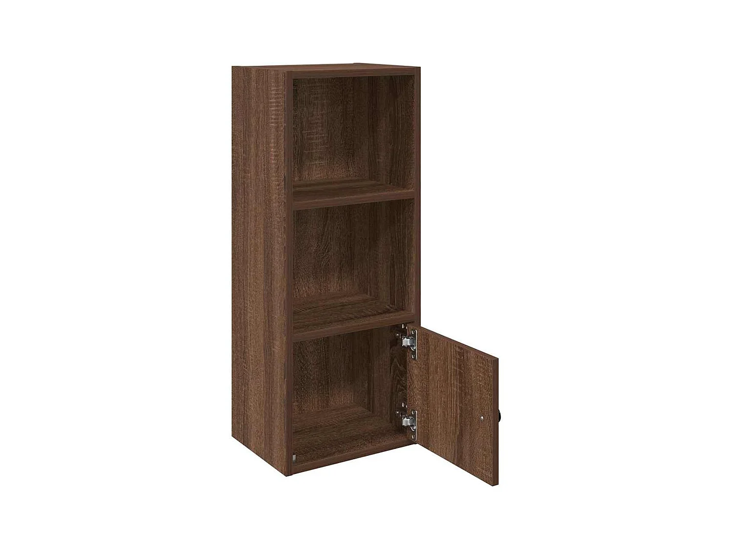 Bücherregal Braun Eichen-Optik 31x24x77 cm Holzwerkstoff