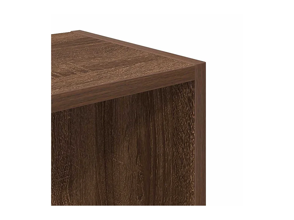 Bücherregal Braun Eichen-Optik 31x24x77 cm Holzwerkstoff