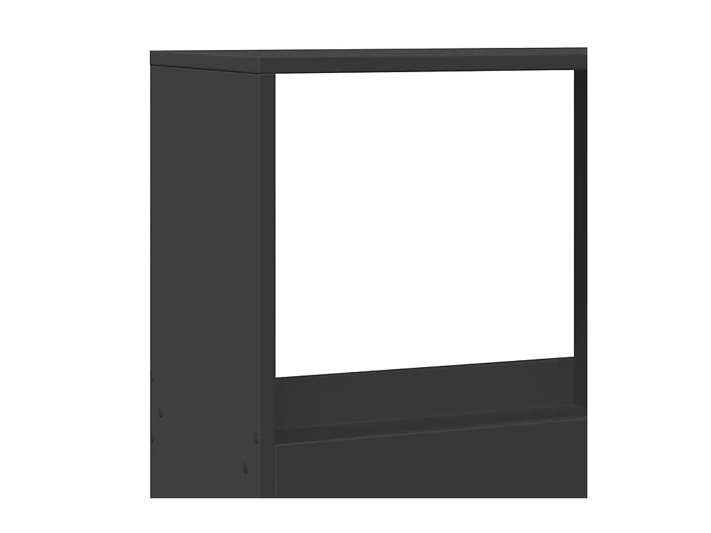 Bücherregal Schwarz 100x33x175 cm Holzwerkstoff