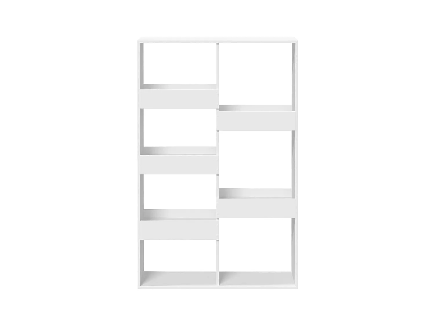 Bücherregal Weiß 100x33x155,5 cm Holzwerkstoff