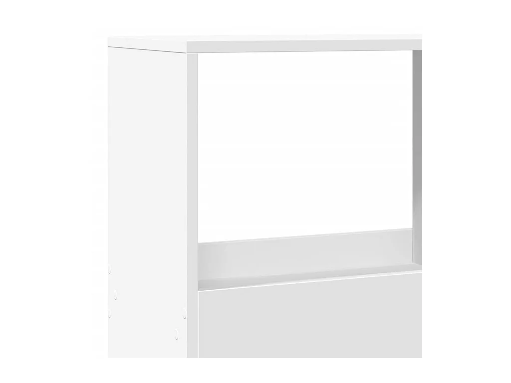 Bücherregal Weiß 100x33x155,5 cm Holzwerkstoff