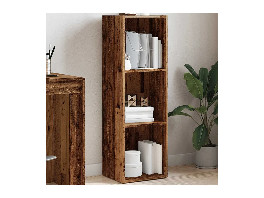 Libreria in Legno Antico 36x30x114 cm in Legno Multistrato