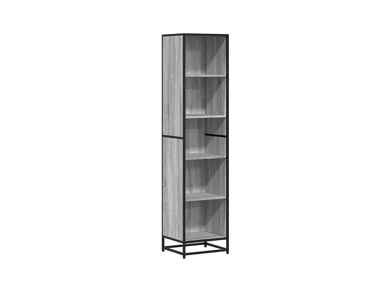 Bücherregal Grau Sonoma 40x35x170,5 cm Holzwerkstoff
