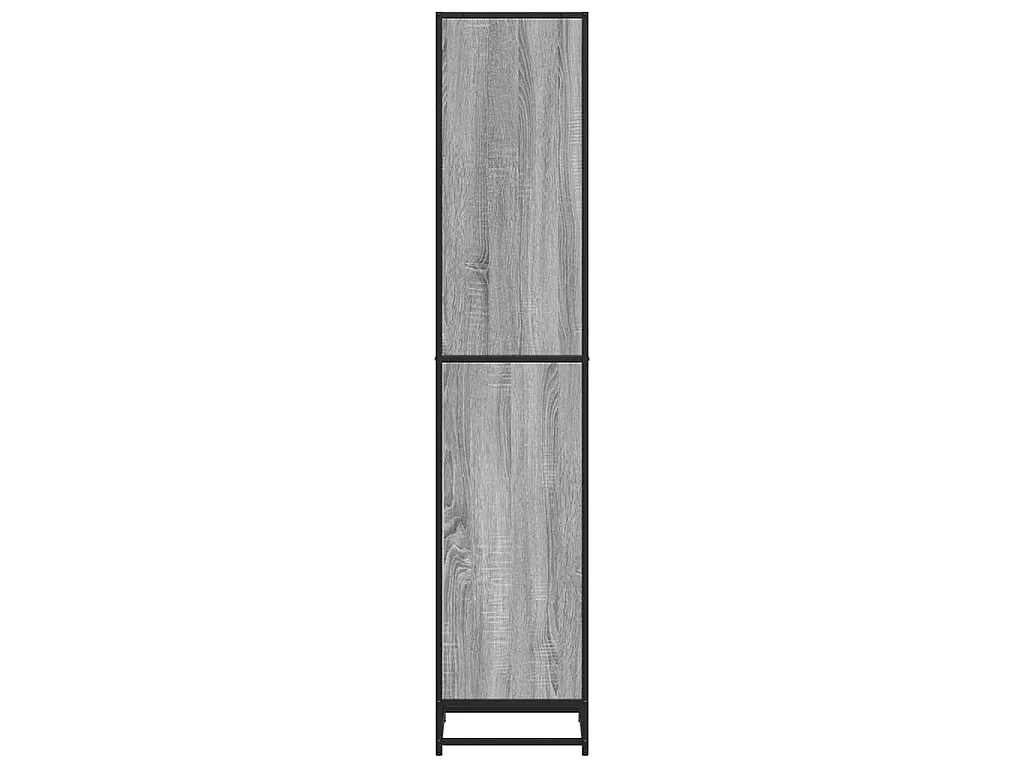 Bibliothèque sonoma gris 40x35x170,5 cm bois d'ingénierie