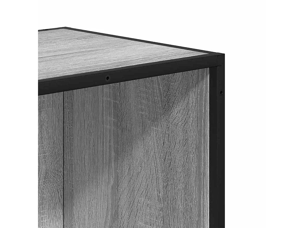 Bibliothèque sonoma gris 40x35x170,5 cm bois d'ingénierie