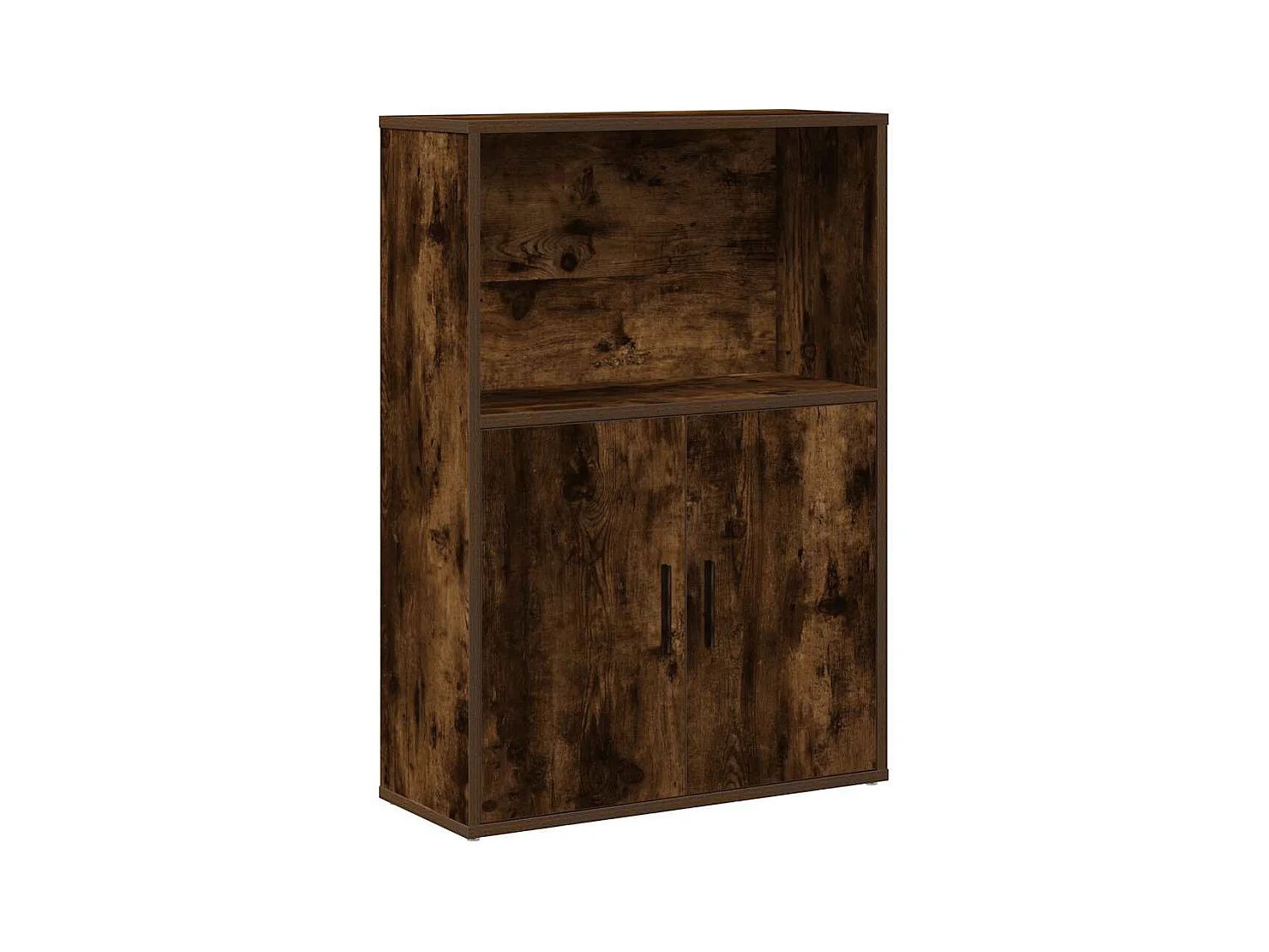 Bücherregal Räuchereiche 60x24x85 cm Holzwerkstoff