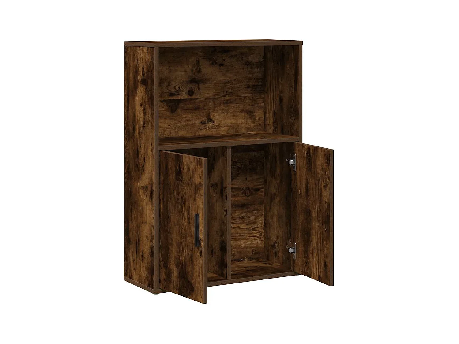 Bücherregal Räuchereiche 60x24x85 cm Holzwerkstoff