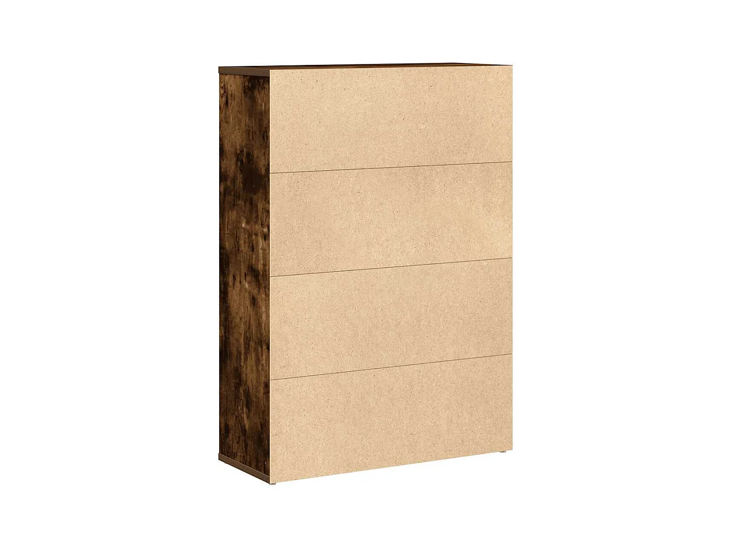 Bücherregal Räuchereiche 60x24x85 cm Holzwerkstoff