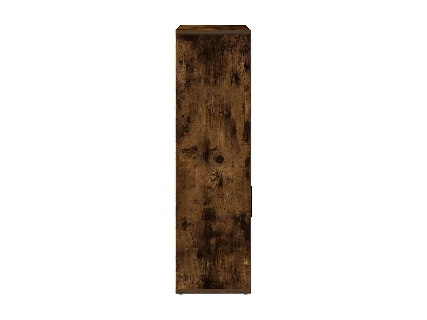 Bibliothèque chêne fumé 60x24x85 cm bois d'ingénierie