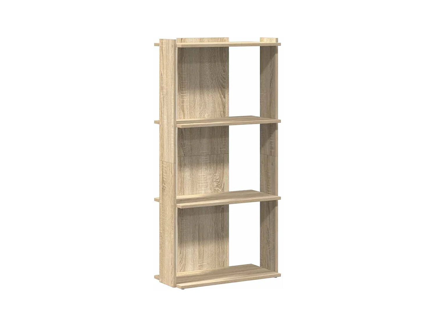 Bücherregal 3 Böden Sonoma-Eiche 60x30x120 cm Holzwerkstoff