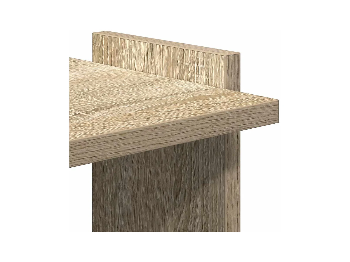 Bücherregal 3 Böden Sonoma-Eiche 60x30x120 cm Holzwerkstoff