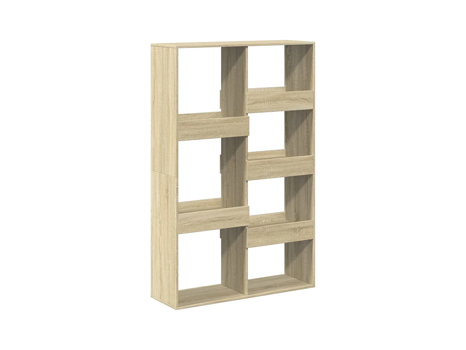 Bibliothèque chêne sonoma 100x33x155,5 cm bois d'ingénierie