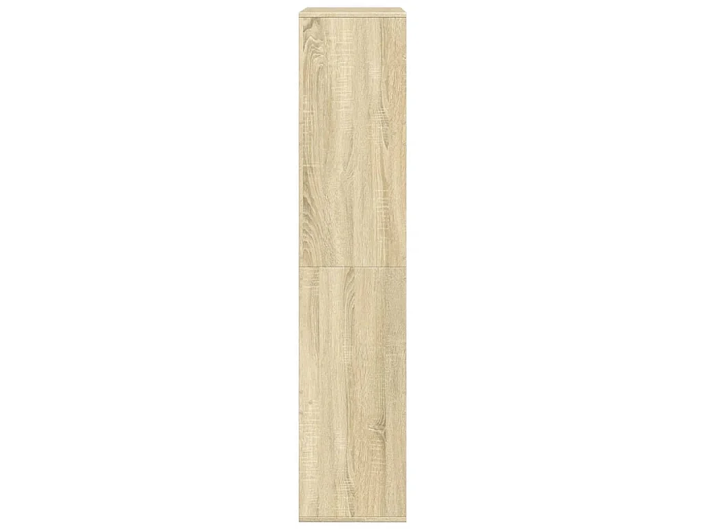 Boekenkast 100x33x155,5 cm bewerkt hout sonoma eikenkleurig