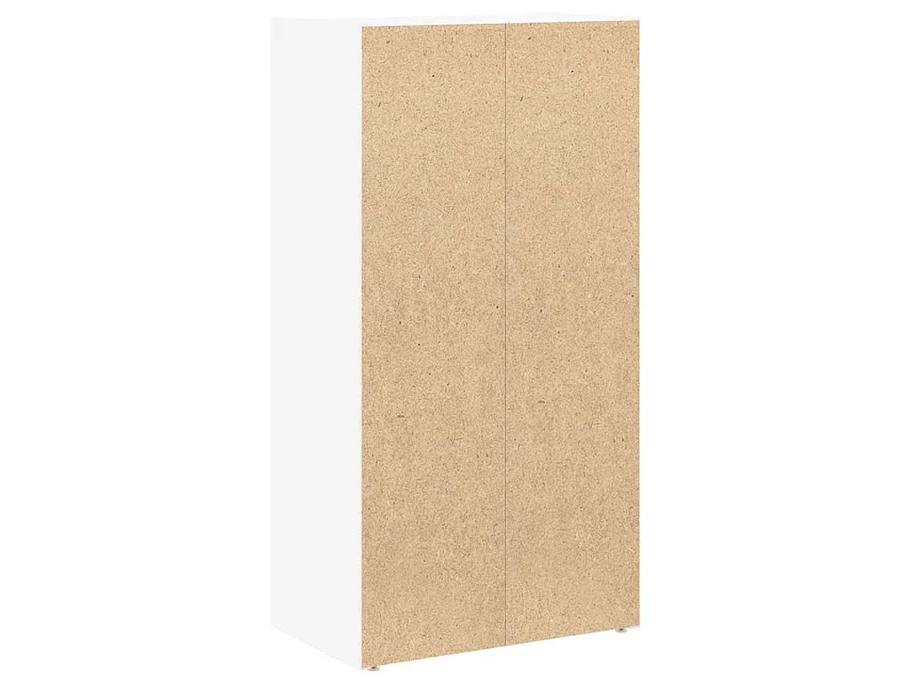 Libreria Bianca 40x24x77 cm in Legno Multistrato