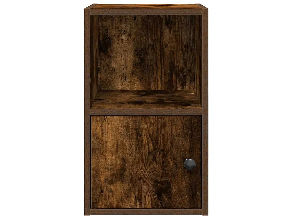 Libreria Rovere Fumo 31x24x52 cm in Legno Multistrato
