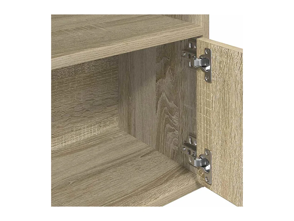 Bücherregal Sonoma-Eiche 31x24x127 cm Holzwerkstoff