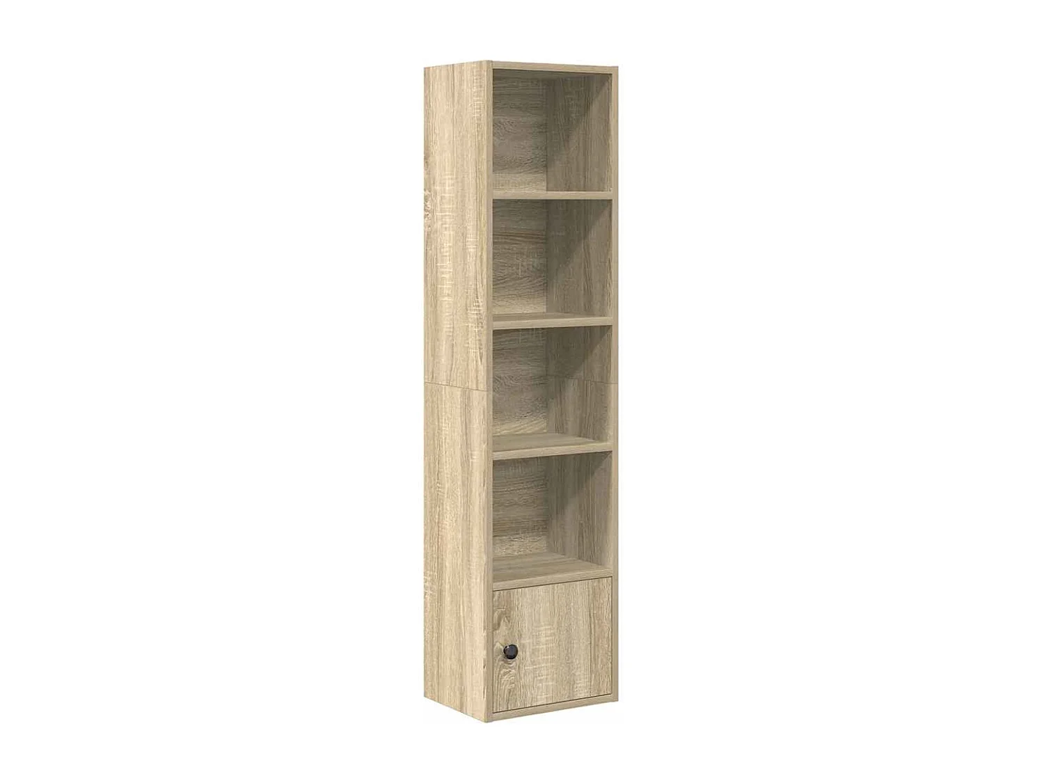 Libreria Rovere Sonoma 31x24x127 cm in Legno Multistrato